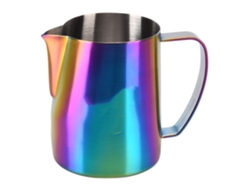 Tarro para espuma de leche de 600 ml, acero inoxidable 304 con punta de águila para cafetera latte.