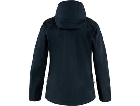 Casacos FJÄLLRÄVEN Keb Eco-shell Preto L Mulher