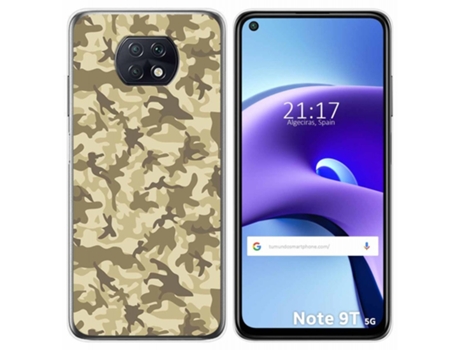 Carcasa Xiaomi Redmi Note 9T 5G TUMUNDOSMARTPHONE Dibujos Multicolor