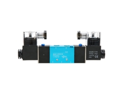 Válvula Solenoide 4v220-08 De 2 Posiciones 5 Vías Control Dual Ip65 1.2mpa Valvula Aire Dc24v