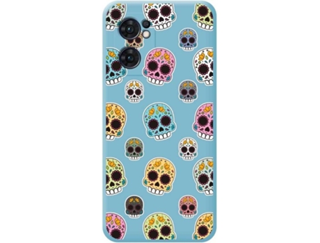 Carcasa para Oppo Find X5 Lite 5G TUMUNDOSMARTPHONE Silicona Líquida Dibujos Azul