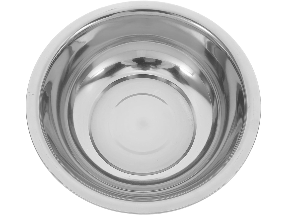 Bacia Multifuncional Profunda Em Aço Inoxidável Para Lavar O Rosto E A Roupa.