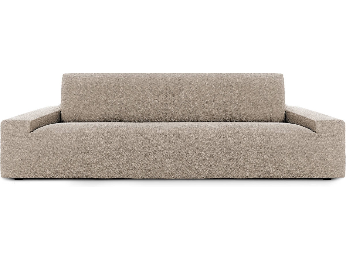 Funda Multielástica para Sofá de 2 Plazas MILICA Spongy Beige Oscuro
