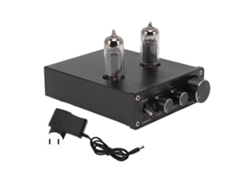 Amplificador De Audio Estéreo Tube 03 Con Receptor Doméstico 6k4 12v1a, Aleación De Aluminio Negro.