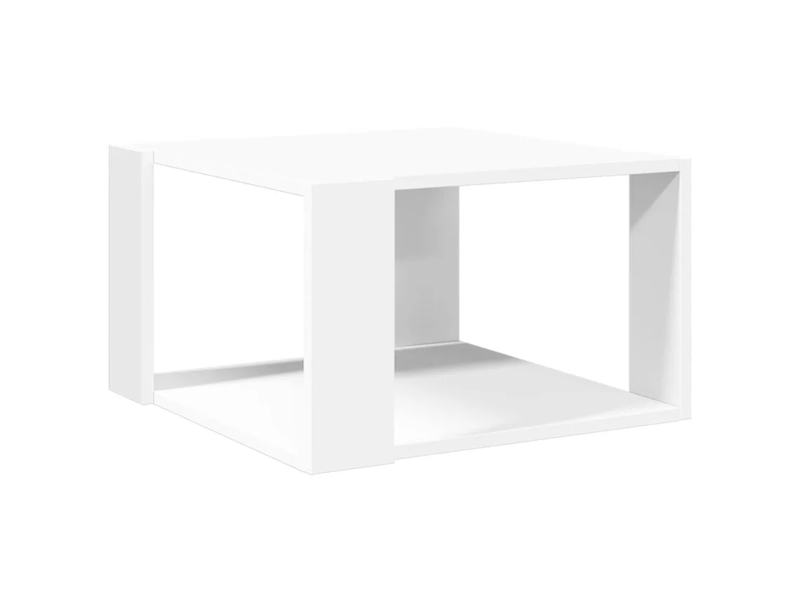 Maison Exclusive - Mesa De Centro Blanca 51,5x51,5x30 Cm Madera De Ingeniería