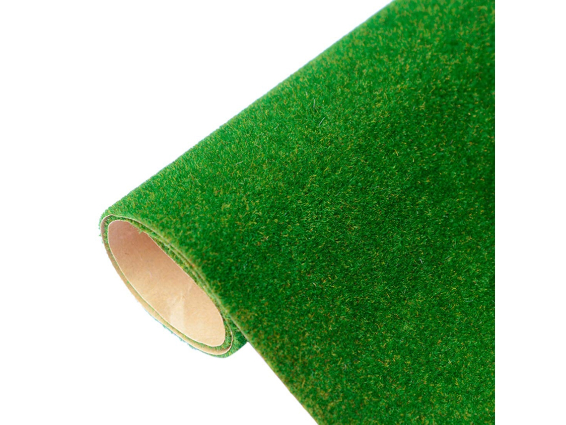 Tapete De Hierba Artificial Decorativo Para Jardines Miniatura Construcción Decoración 100x40 Cm