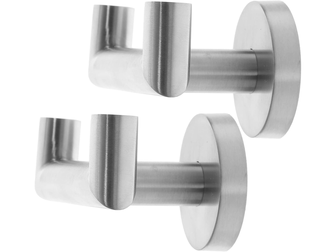 Soporte Doble De Acero Para Toallas Y Accesorios, Montaje En Pared (2 Pzas), Baño, Cocina Oficina: