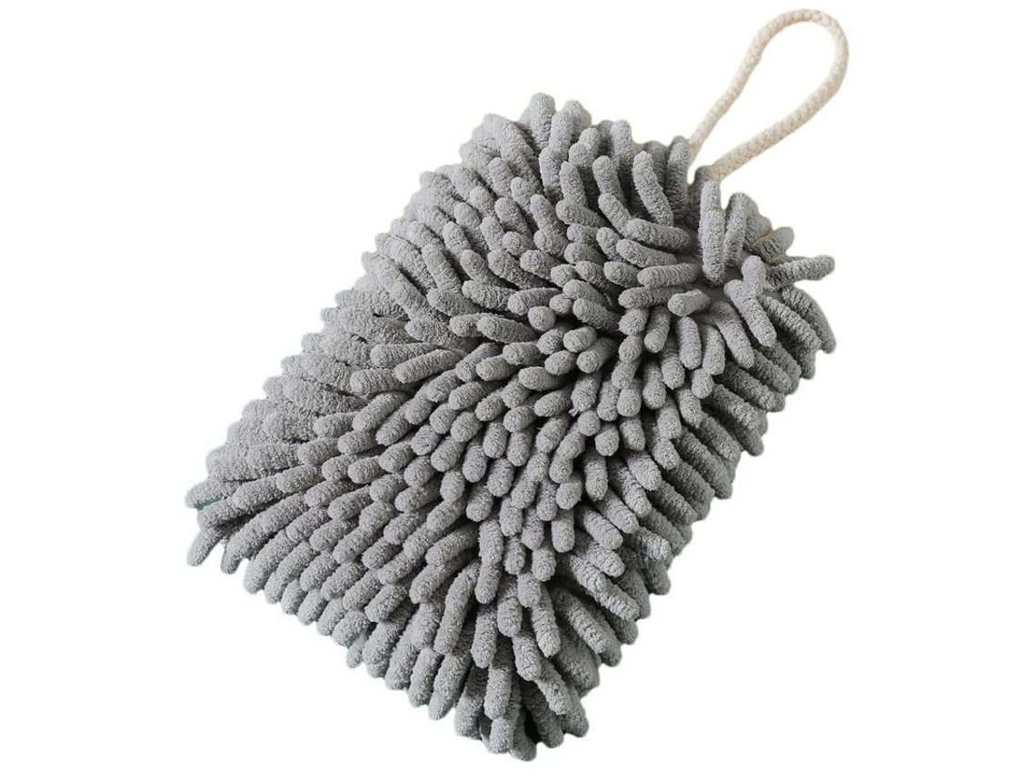 2026-31146-2 Toallas De Mano Para Cocina Y Baño, Ultra Suaves, Rápidas De Secar, 15x20cm Gris