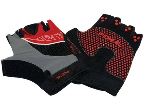 Guantes POKAL Mtb Gri Rojo