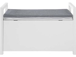 Zapatero SOBUY (Blanco, Gris - 86x38x54 cm)