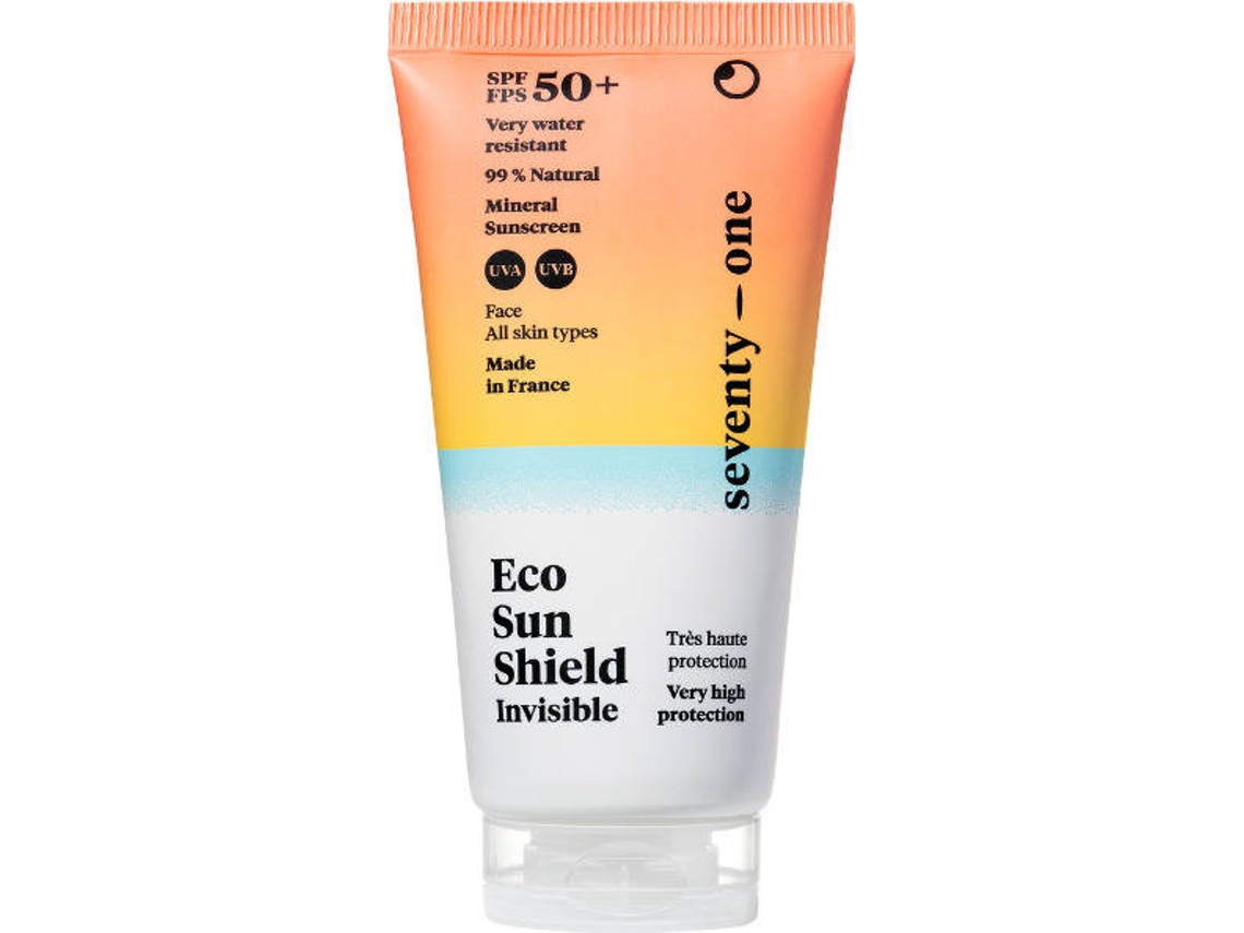 Protector Solar Facial SEVENTY-ONE Eco Sun Shield Invisible SPF 50+ (50 ml)