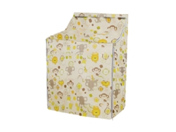 KOFIHETY Cubierta para Lavadora Externa, Funda para Lavadora o Secadora Superior o Frontal con Cremallera 29" x 28" x 40" (Diseño de Dibujos Animados)