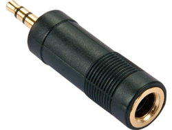 Adaptador LINDY 35621 (Jack 3.5mm - 3m - Negro)