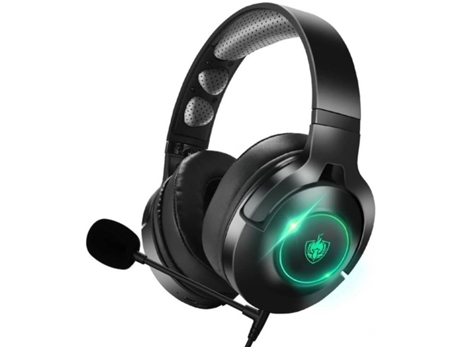 Auriculares Gaming ENKES para Ps4 Inalámbrico con Micrófono Desmontable Cancelación de Ruido Inalámbrico Bluetoo