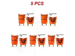 Bolsa de compras plegable, carrito con ruedas, organizador de verduras, portátil. GOKOCO