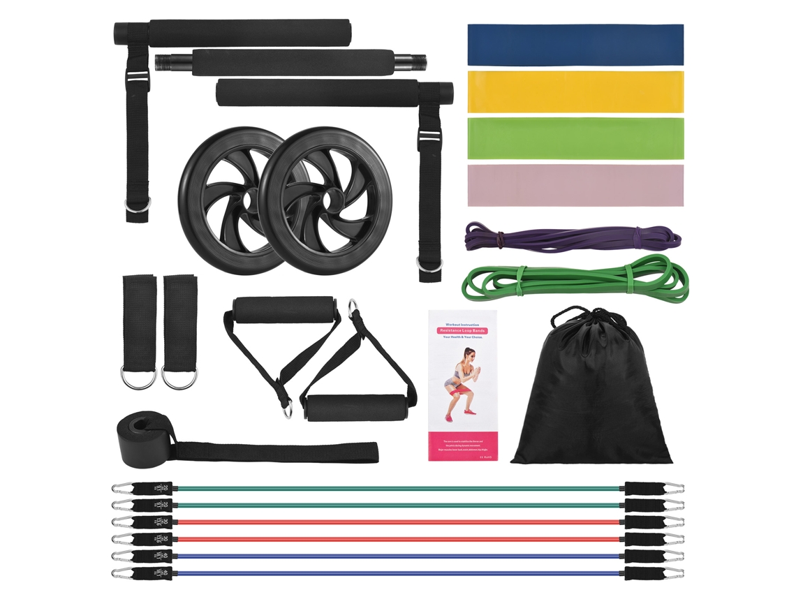 Urbannova-kit Bar Pilates Con Bandas 180lbs