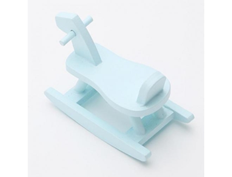 Mini Juguete Del Caballo de Troya Del Bebé Azul