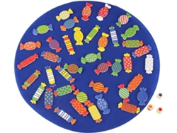 Juguete De Madera Para Reconocer Formas, Juego De Memoria De Caramelos Para Niños Y Niñas
