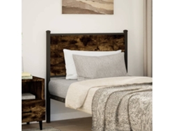 Cabecero de repuesto MAISON EXCLUSIVE en madera/derivados de acero, roble ahumado, 75 cm