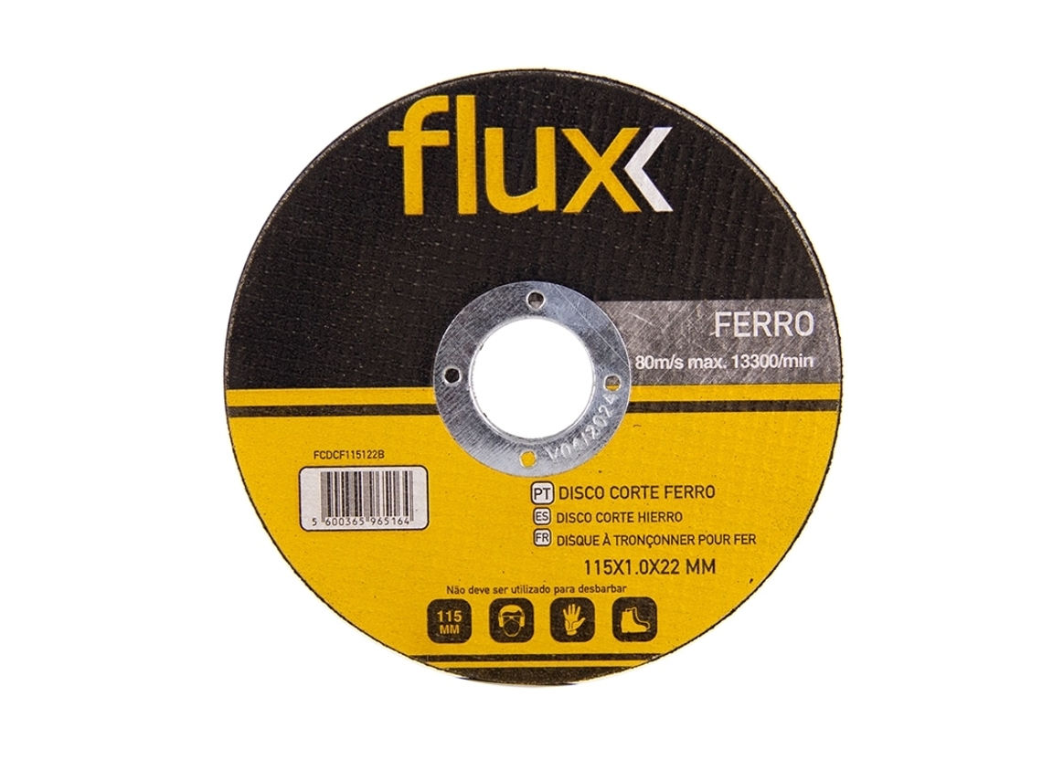 Disco Corte Ferro 115 x 1x22 mm FLUX