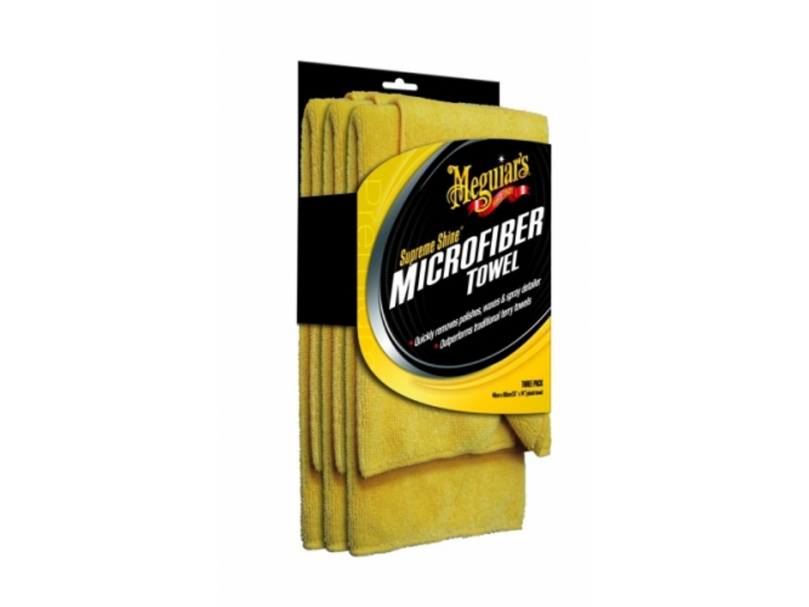 Pack 3 Paños Microfibra Supreme Shine Meguiars