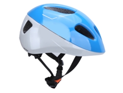 2026-casco Integrado Para Niños Con 11 Aberturas Amplias Casco De Seguridad Para Ciclismo Patinaje Azul Blanco