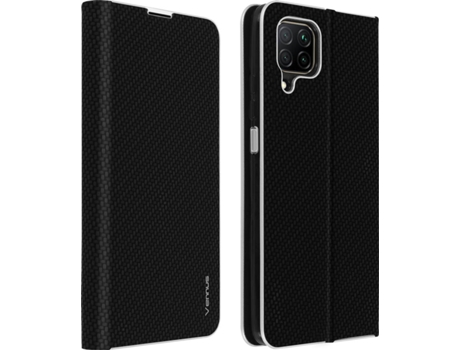 Funda Huawei P40 Lite AVIZAR FOLIO-CARB-BK-P40L Negro