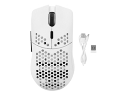 Mouse Sem Fio Hxsjt66 2.4ghz Com Iluminação Rgb Dpi Ajustável Para Pc Laptop Branco