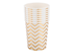 Vasos de papel de lunares festivos, vasos desechables de doble capa de 270 ml para fiestas, diseño encantador con patrones exquisitos, perfectos para cualquier ocasión.