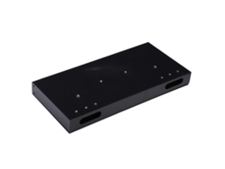 Caja de terminales de fibra óptica con 24 salidas, interfaz ST, tipo bandeja, negra, 43,5 x 20 x 4,5 cm