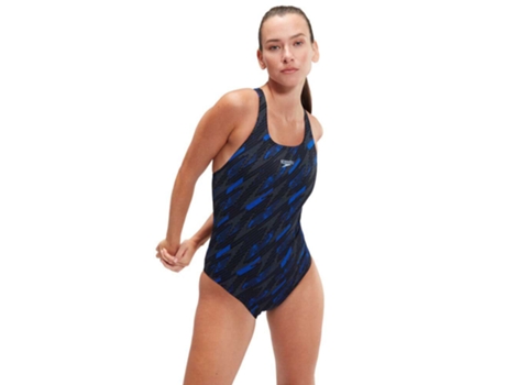Roupa de Banho Hyperboom Allover Medalist Azul 36 Mulherspeedo