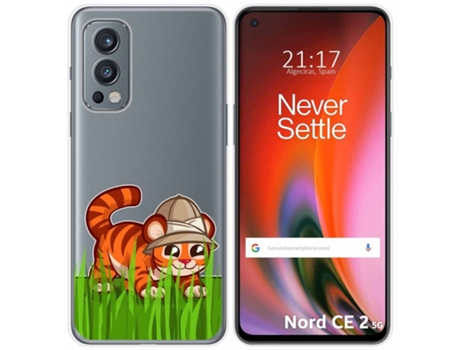 Carcasa OnePlus Nord 2 5G TUMUNDOSMARTPHONE Dibujos Transparente Multicolor