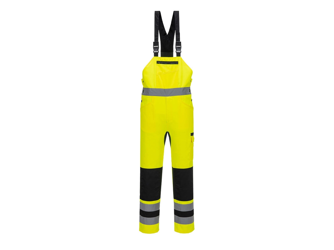 Peto De Trabajo Alta Visibilidad Ecológico Wx2 | Sostenible Amarillo/negro / 4xl