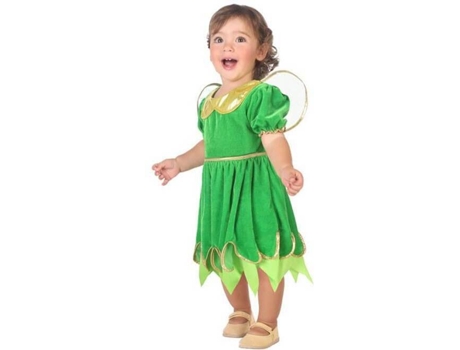 Disfraz de Bebé DISFRAZZES Hada Verde (Talla: 6 a 12 meses)