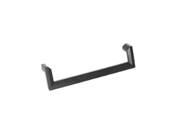 Tirador para muebles de zamac, distancia entre centros de 160 mm, barniz negro mate, juego de 6 mm, HARDWAREXCHANGE