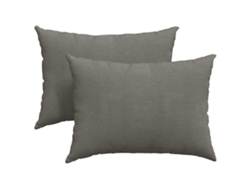 Cojines para sofá, 2 unidades, gris claro, 70x50cm HARLANV1