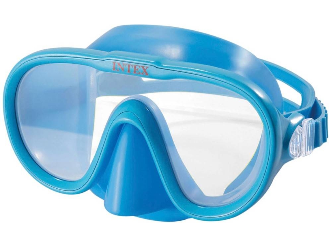 Máscara de Buceo INTEX (Azul - PVC - 17.5x8x10.5 cm)