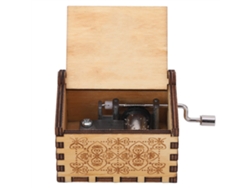 Caja de música de madera con temática de películas clásicas - Worten