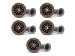 Tobera difusores 8A HUNTER. Alcance 2,40 mts. Pack de 5 Tobera HUNTER 8A. Características: Presión: 1 a 2,1 bares. Alcance: 2,40 mts Ajuste del