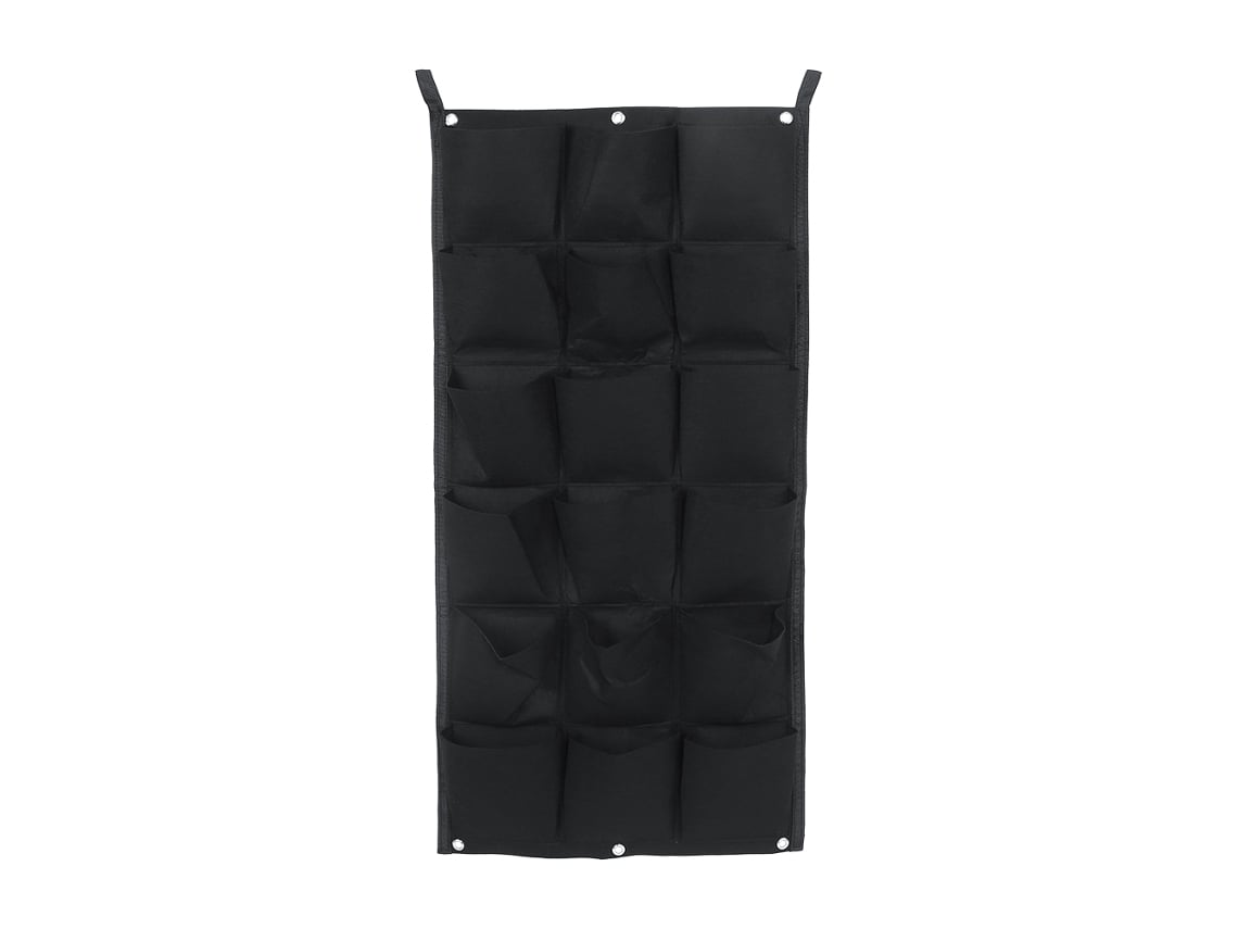 Bolsas De Fieltro Para Jardín Vertical, Para Colgar En La Pared, 18 Bolsas, 100x50cm, Macetas Para Plantas