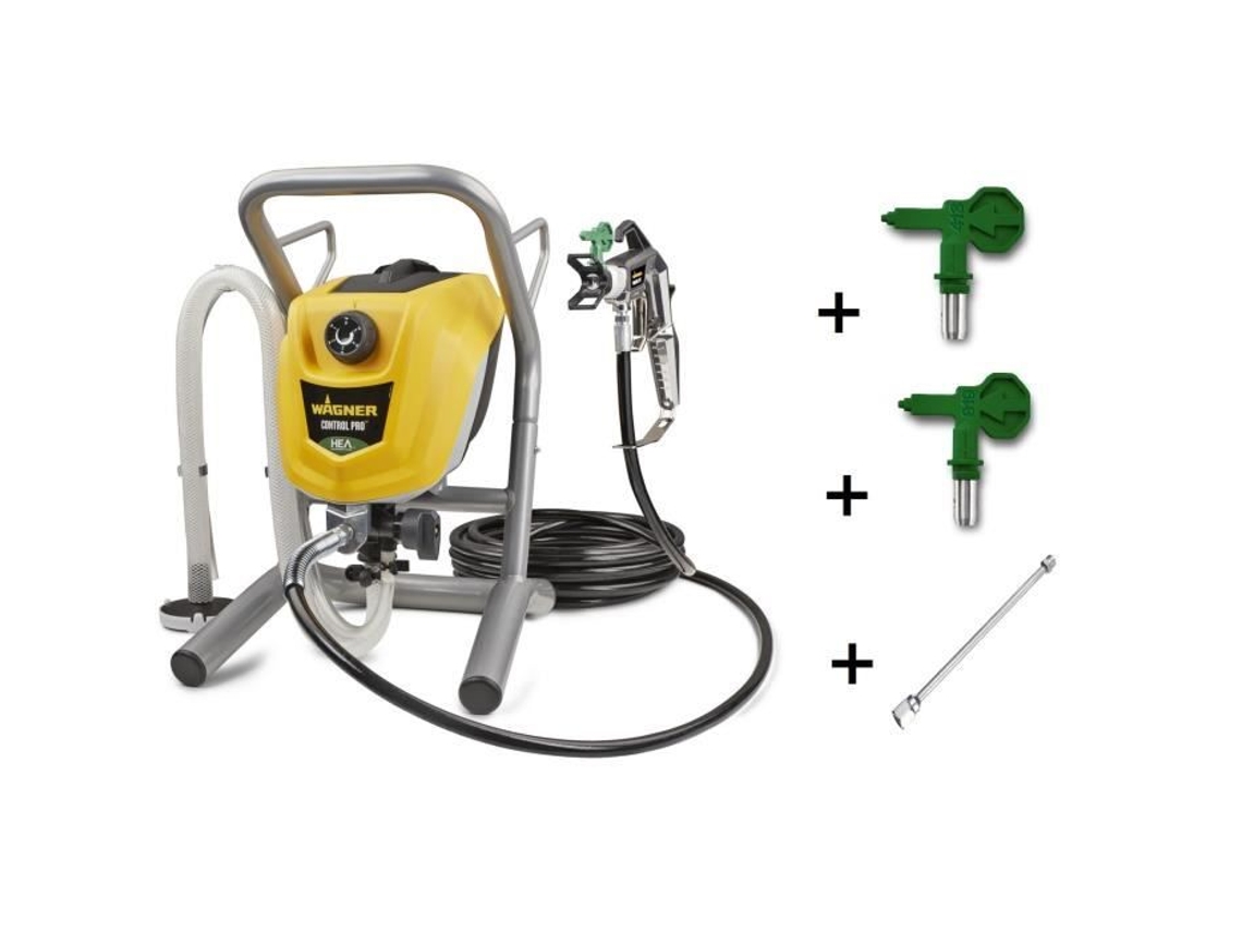 Pistola de pulverização Airless Wagner Airless HEA Control Pro 250M + 2 bicos + extensão
