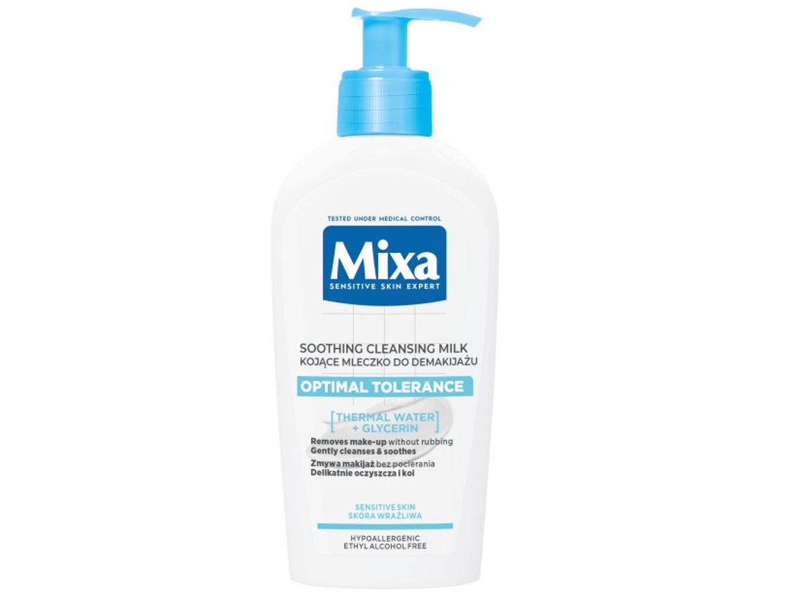 Leche limpiadora de tolerancia óptima, 200 ml Mixa