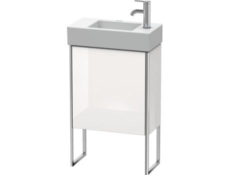DURAVIT XSquare Vanity unit vertical 48.4x24.0 cm, 1 puerta, colgado a la derecha, 1 estante de vidrio, para el lavabo Vero Air 072450