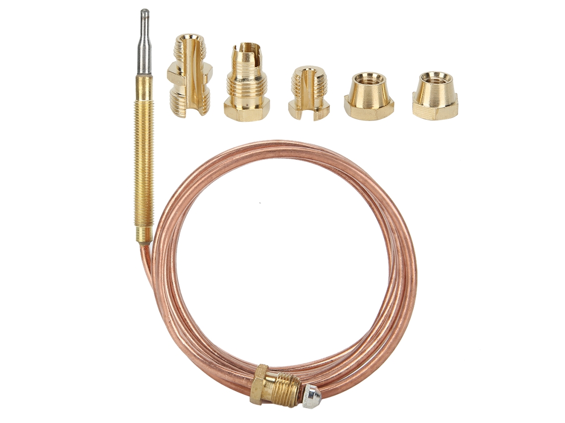 Kit de termopar para estufa de gas (protección contra sobrecalentamiento, sonda de detección de temperatura)