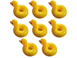 Portavasos flotantes inflables Anillos de bebida para fiestas en la piscina