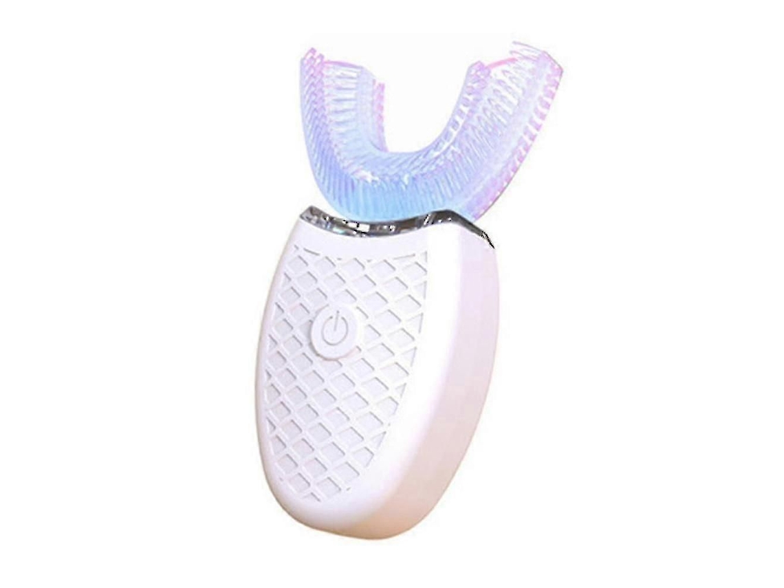 Cepillo de dientes eléctrico ultrasónico GOKOCO, herramienta de blanqueamiento dental de silicona en forma de U para adultos.