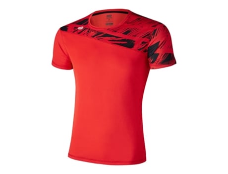 Camiseta de Hombre para Running 42K RUNNING Nature Rojo (L)