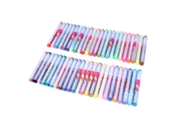 48 Bolígrafos De Tinta Acrílica De Secado Rápido, Punta Suave E Impermeables Para Arte Y Material Escolar.