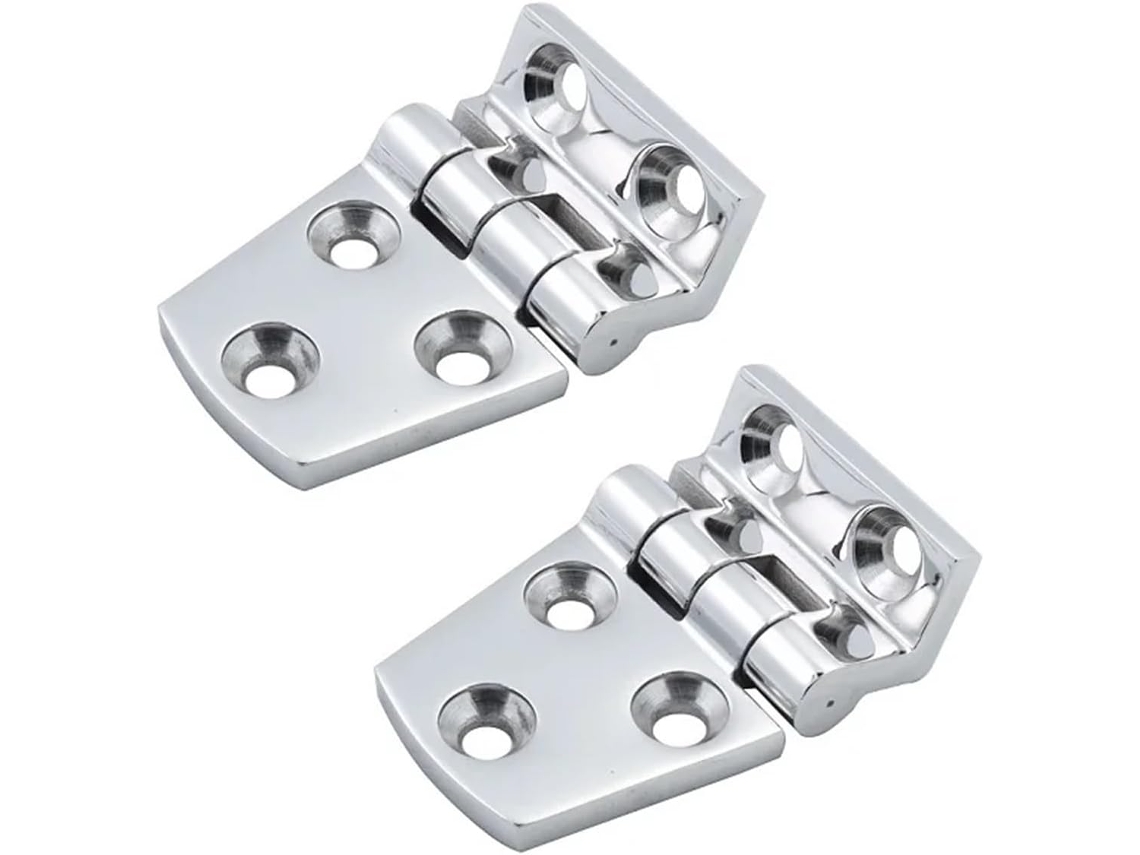 Charnières De Bateau Y Anges Droits En Acier Inoxydable 316, 2 Piezas, Avec 5 Trous, 54mm 66mm,