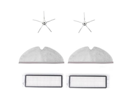 Cepillo Lateral de fregona con filtro para Xiaomi Roborock S50 S55 S6, accesorios de repuesto para aspiradora